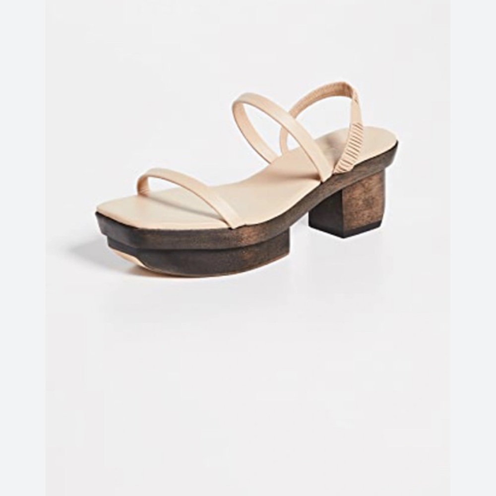 Cult Gaia Fifi Platform Slingback Sandals 🤎